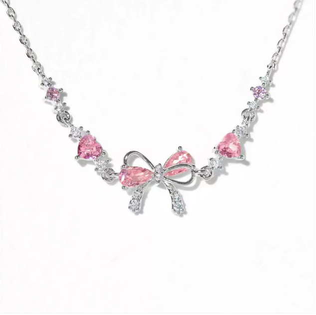 Pretty in Pink Bow Bracelet