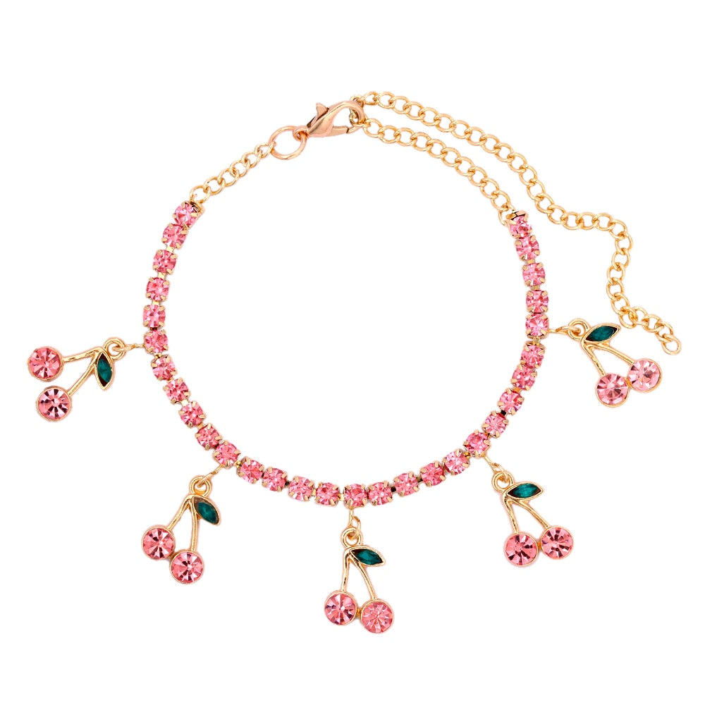 Cherry Anklet