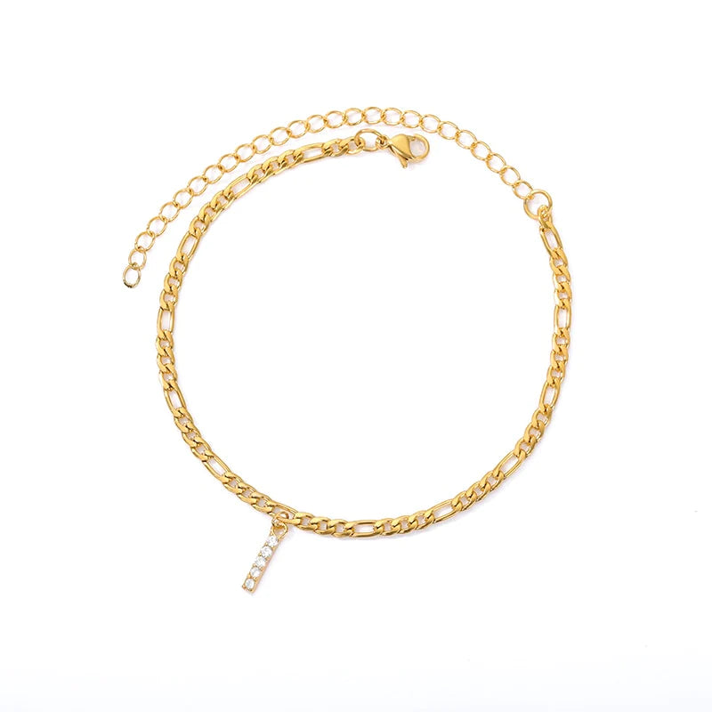 Initial Letter Anklet