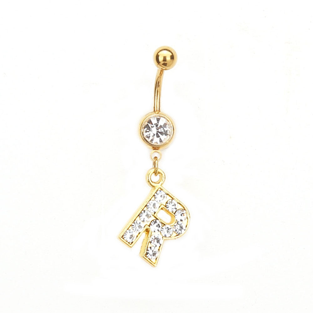 Custom Initial Belly Ring