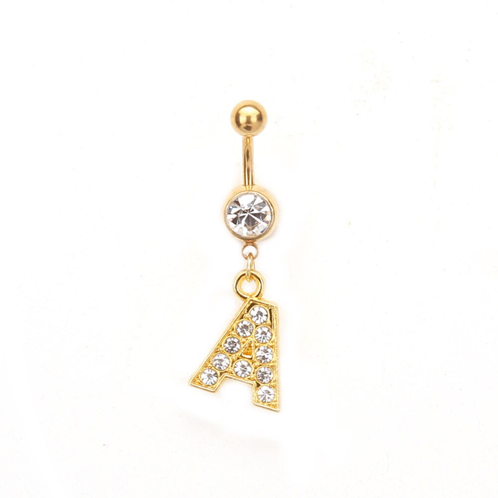 Custom Initial Belly Ring