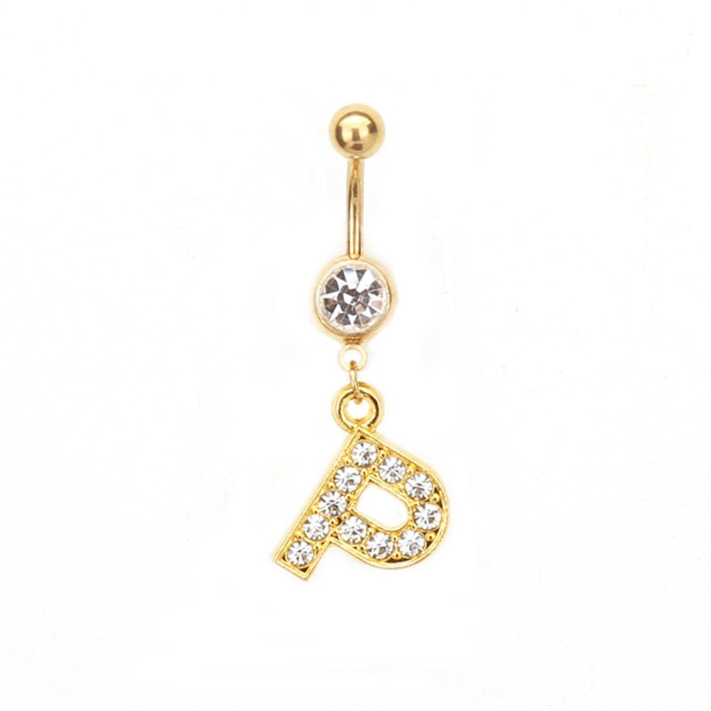 Custom Initial Belly Ring