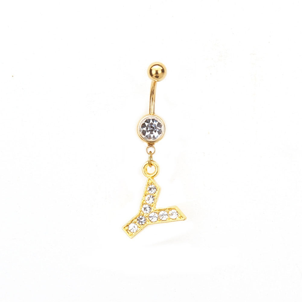 Custom Initial Belly Ring