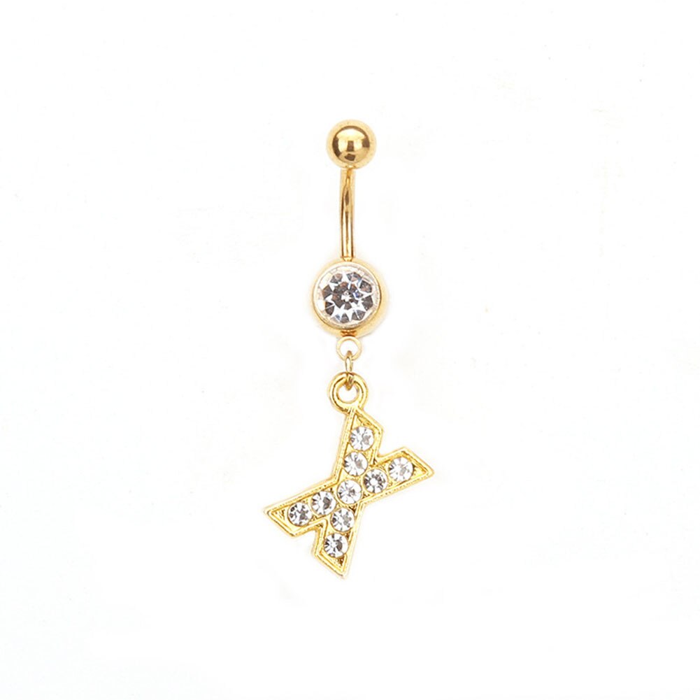Custom Initial Belly Ring