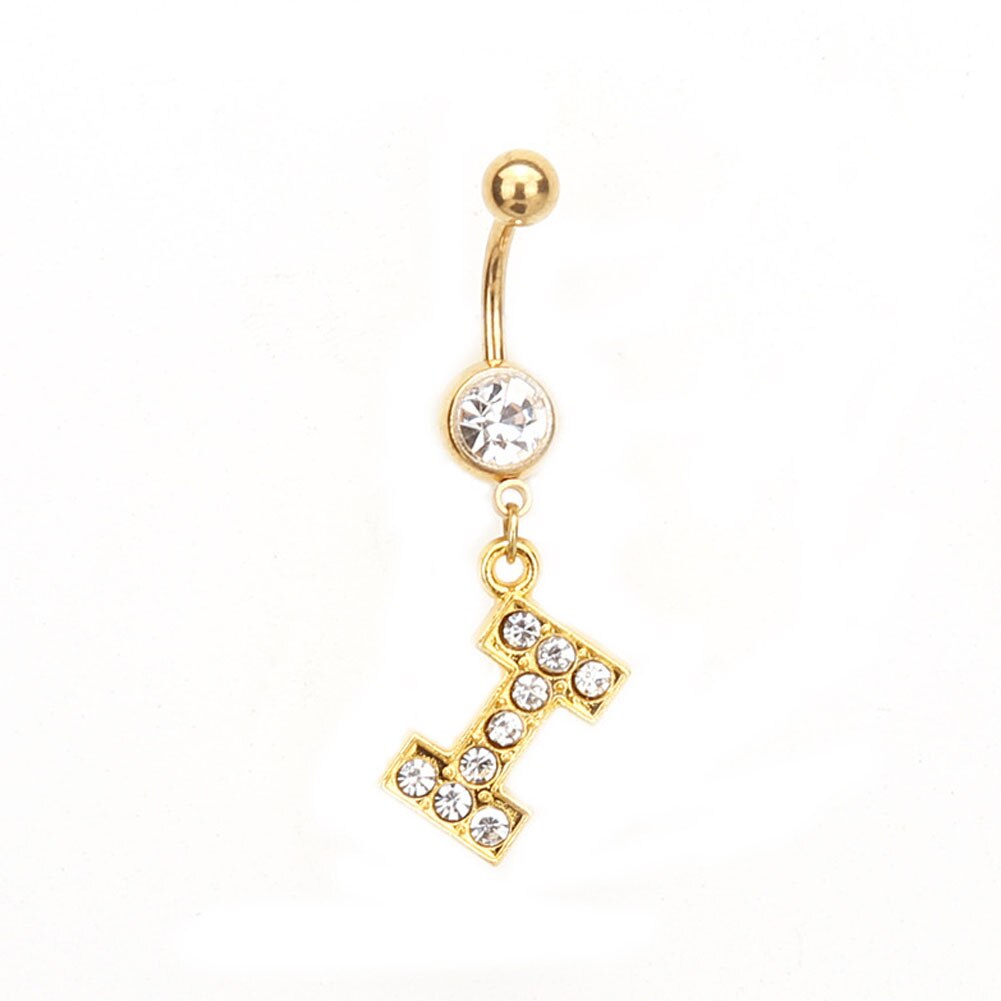 Custom Initial Belly Ring