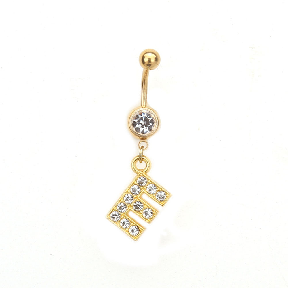 Custom Initial Belly Ring