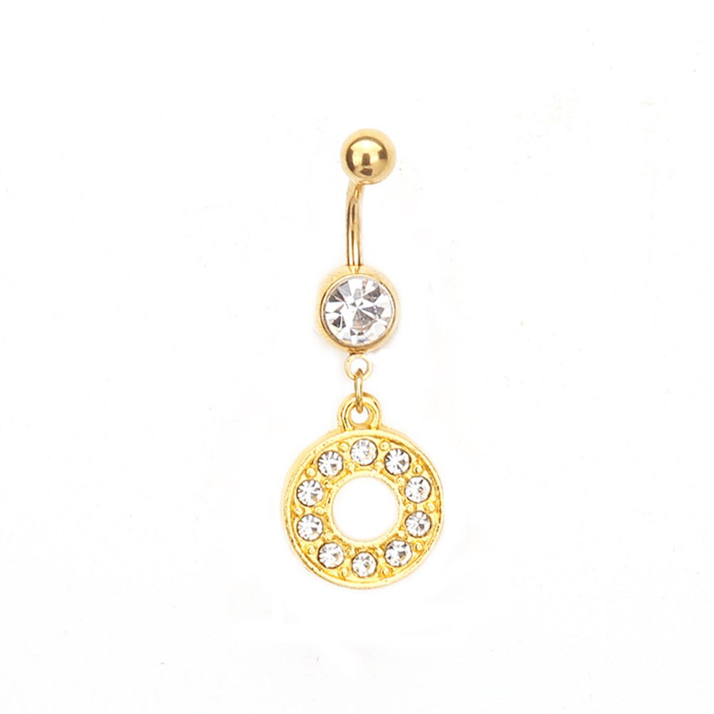 Custom Initial Belly Ring