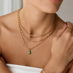 Name & Birthstone Necklace