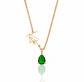 Name & Birthstone Necklace
