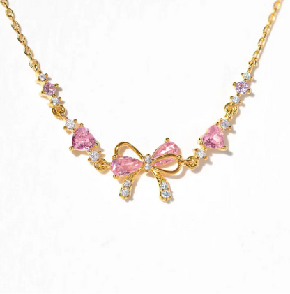 Pretty in Pink Bow Bracelet