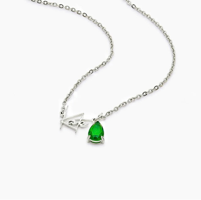 Name & Birthstone Necklace