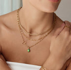 Name & Birthstone Necklace