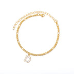 Initial Letter Anklet
