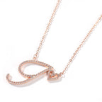 Heart Initial Necklace