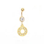 Custom Initial Belly Ring